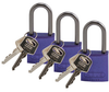Purple Aluminum Padlocks - 123435 - Brady Corporation