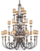 Large Chandeliers-Glass Shade - 662447 - Light Center (The)