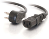 1.5ft 18 AWG Universal Flat Panel Power Cord (NEMA 5-15P to IEC320C13) -- 2306-27900-002 - Image