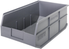 Stackable Shelf Bin, Grey; Bin Colour Quantum Storage - 44AC7594 - Newark, An Avnet Company