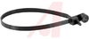 Tie, Cable; Black; 8-1/2 in.; Screw Mount Head; 50 lbs. (Min.); 100 per Pack - 70163648 - Allied Electronics, Inc.