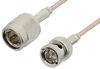 75 Ohm TNC Male to 75 Ohm BNC Male Cable 72 Inch Length Using 75 Ohm RG179 Coax - PE35362-72 - Pasternack