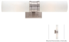 4462-84 2 Light Wall Sconce - 4462-84 - Minka Group