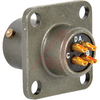 connector,metal circ,class a,box mount recept,size 8,4 #20 solder pin contact - 70052485 - Allied Electronics, Inc.