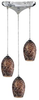 11314/3C-G Mini Pendants-3 Light Cluster - 607295 - Capital Lighting, Inc.