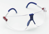 3M Lexa 15258-00000-100 Medium Polycarbonate Standard Safety Glasses Clear Lens - Black/Red/White Frame - Wrap Around Frame - 078371-62301 - 078371-62301 - R. S. Hughes Company, Inc.