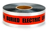 3M Scotch 400 Red Warning Tape - 3 in Width x 1000 ft Length - 5 mil Thick - 57779 - 051128-57779 - R. S. Hughes Company, Inc.