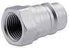 ISO A Male Coupler with Female Thread -- QAM-0404-FNPR - Image