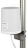 2.4 GHz to 2.5 GHz + 5.1 GHz to 7.2 GHz, 6 dBi, 4x4 MIMO Omni Antenna, 4 port RG58 pigtail with RP-SMA Male Connector -- KP-26-QPOMA-6-RSP - Image