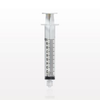 Syringe, Male Luer Lock, White - C6009 - Qosina Corp.