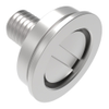 Flush Screw Assembly, 6-32 Thread, Slotted Recess, Stainless Steel, Passivated - F5-60-602-20 - Southco