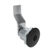 Quarter-Turn Cam Latch, Bellcore Electronics, 32mm  Grip, Not Sealed, Zinc Alloy, Powder Coat, Black - E5-2-195-130 - Southco