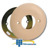 Suttle Round Faceplate for use with 625F Jacks - 16A - TelephoneStuff.com