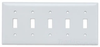 Standard Wall Plate - SP5-W - Hubbell Wiring Device-Kellems