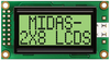 Display, Alphanumeric, 8X2, Yellow/grn; Character Count X Line Midas - 02AC9912 - Newark, An Avnet Company