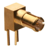 Male Horizontal Throughboard Coax Contact -- M80-313