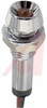 Indicator,Pnl-Mnt;LED, Panel Front Mount, T-1, Red, 24 Volt, 6 Inch Wire Leads -- 70015603
