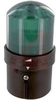 INDICATOR, BEACON, 70 MM, STEADY GREEN,UP TO 250 V, BLACK HSG. -- 70007072