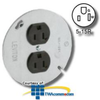 Leviton Side Wired 15Amp 125V 4" Duplex Receptacle.. - 5042 - TelephoneStuff.com