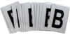 Bradylite Reflective Numbers & Letters - 5900-B - Brady Corporation