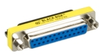 DB25 Gender Changer, EMI/RFI Shielded, Female/Female - FA412-R2 - Visual Sound, Inc.