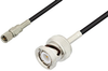 10-32 Male to BNC Male Cable 36 Inch Length Using RG174 Coax - PE3C3275-36 - Pasternack