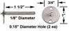 Rtd Sensor, -200 To 230Deg C Rohs Compliant Omega - 69AJ0894 - Newark, An Avnet Company