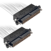 10+10 Pos. Female DIL 22 AWG Cable Assembly, double-end, Extended Wall, Jackscrews -- M80-FE12005F1-XXXXF1 - Image