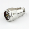 N Male (Plug) to N Female (Jack) Adapter, Tri-Metal Plated Brass Body, 1.2 VSWR - SM4409 - Fairview Microwave Inc.