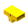 Fiber Raceway Vertical Tee, 4x8, Retrofit, Lid - FRCV4YLR - Belden Inc.