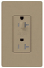 Duplex/Single Receptacle - SCR-20-HDTR-MS - Lutron Electronics Co., Inc.
