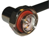 connector,rf coaxial,7/16 right angle plug,crimp,for lmr400,b9913 cable,50 ohm - 70032186 - Allied Electronics, Inc.