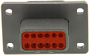 Rectangular Connectors, Heavy Duty - DTM Series - DTM04-12PB-L012 - LADD Distribution