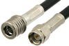 SMA Male to QMA Male Cable 48 Inch Length Using RG58 Coax - PE38275-48 - Pasternack