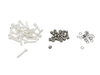 Bolt and Nut Set, Silver Plated, Thru-hole 1.33 in. CF, 8-32 x 0.87 in., Qty 25 - 100889148 - Newport MKS