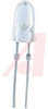LED; Blue; 380 mcd (Typ.) @ 20 mA; 5.5 mm; T 1-3/4; 20 mA @ 65 degC; GaN on SiC - 70061530 - Allied Electronics, Inc.