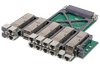 3U VPX Rear Transition Module with 10 zQSFP+ Connectors and USB-C DUART Serial -- XIt1190 - Image