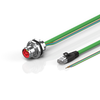 ZK7906-AJ00-Axxx | ENP cable, PUR, 3 G 1.5 mm² + (1 x 4 x AWG22), drag-chain suitable, key 3 (user-defined voltage) -  - Beckhoff Automation LLC
