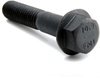 M10-1.25 x 25mmCl. 10.9 DIN 6921 Frame Bolt, Non-Serrated, Non-Indented Head, Black Phosphate -- B10FLT10025125P - Image