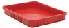 Dividable Grid Container, Red; Bin Colour Quantum Storage - 44AC4695 - Newark, An Avnet Company