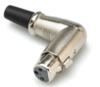 CONNECTOR XLR3F RA CLAMP STRAIN RELIEF -- XRR-318F - Image