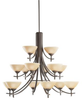Large Chandeliers-Glass Shade - 208171 - Light Center (The)