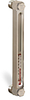 Aluminum Liquid Level Gage with Card Thermometer, 9” Centerline, 3/4