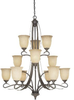 Large Chandeliers-Glass Shade - 58243 - Light Center (The)