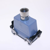 Standard, Rectangular Hood, size 77.27, Double Latch with gasket, Top .75-NPT cable entry - CAVT-16.5G - Mencom Corporation