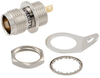 TRIAX TRT THREADED BULKHEAD FRONT MOUNT NON-ISOLATED PANEL JACK - 10-09593 - MilesTek Corporation