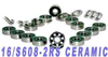 16 Roller Hockey Ceramic Bearing Sealed - Kit658 - NationSkander California Corporation