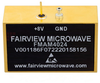 WR-12 Waveguide Power Amplifier 80.5 GHz to 86.5 GHz Frequency Range With 20 dB Gain And 19 dBm Psat Using UG-387/U Flange -- FMAM4024 - Image