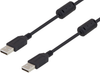 Cable, Usb 2.0 A-A Plug, 0.5M, Black; Connector A L-Com - 44AC0176 - Newark, An Avnet Company