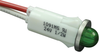 Panel Mount Indicator, Led, 12.7Mm, Green, 24V; Led Color Vcc (Visual Communications Company) - 93K6626 - Newark, An Avnet Company